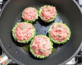 豚ひき肉と山芋とろろでゴーヤの肉詰め作り方5写真