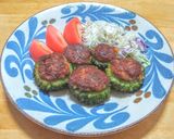 豚ひき肉と山芋とろろでゴーヤの肉詰め作り方10写真
