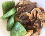 糖質制限、ラカンカで茄子と豚こま味噌炒め作り方6写真