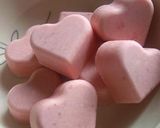 ♡苺のハート♡ レアチーズケーキ作り方8写真