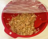 簡単レンチンのみ☆鶏そぼろ丼作り方1写真