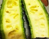 鯖缶ゴーヤ赤ピーマン昆布きな粉カレー和え作り方4写真