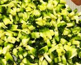 鯖缶ゴーヤ赤ピーマン昆布きな粉カレー和え作り方5写真