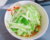 半熟卵ときゅうりの韓国丼作り方2写真