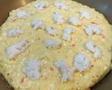 簡単！残りご飯でお餅入り風お好み焼き作り方4写真