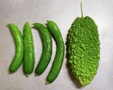 叩ききゅうりとゴーヤの塩昆布・ツナ和え作り方1写真