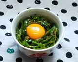 我が家の丼　ぴーたま丼作り方4写真