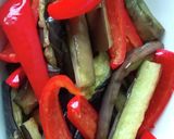 なすとパプリカに豆腐チーズのせ作り方5写真