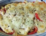 なすとパプリカに豆腐チーズのせ作り方8写真