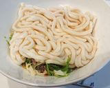時短で簡単★包丁不要レンジで焼きうどん風作り方2写真