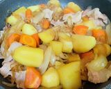 フライパンでできる無水肉じゃが作り方9写真
