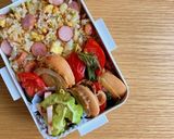 大葉消費に！帆立とトマトの香り炒め作り方5写真