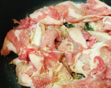 豚玉丼●あまから豚丼におとしたまごプラス作り方1写真