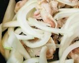 豚玉丼●あまから豚丼におとしたまごプラス作り方2写真