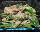 Okra Tuna Salad作り方5写真