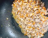 我が家の丼　野菜入り2色丼作り方4写真