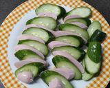 きゅうりとソーセージのサラダ作り方1写真
