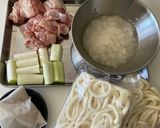 お店の味！鶏肉と長ねぎのみぞれうどん作り方4写真