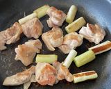 お店の味！鶏肉と長ねぎのみぞれうどん作り方5写真