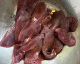 豚レバー唐揚げ　甘辛どんぶり作り方3写真