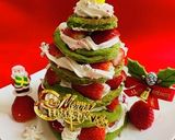 グルテンフリー☆Xmasツリーパンケーキ作り方3写真