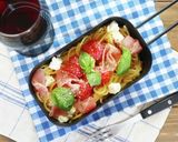湯切り不要クリーム明太のメスティンパスタ作り方9写真