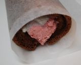 ピンクハートinロールケーキ作り方13写真