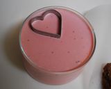 ピンクハートinロールケーキ作り方11写真
