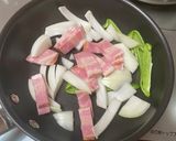 鉄板焼きナポリタン風パスタ おひとり様用作り方3写真