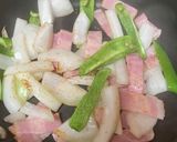 鉄板焼きナポリタン風パスタ おひとり様用作り方4写真