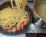 鉄板焼きナポリタン風パスタ おひとり様用作り方6写真