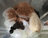 チョコバナナシェイク作り方1写真