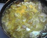 フライパンで♪簡単♪基本の親子丼作り方4写真