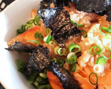 我が家の丼☆焼鮭と特製旨辛みぞれ丼！作り方5写真
