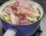 めーさんちの白菜とベーコンとろうま煮作り方1写真