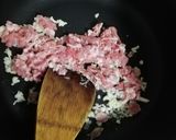 我が家の丼　ごぼうと豚肉のスタミナ丼作り方5写真