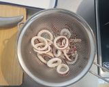 イカとたっぷり野菜の粒マスタードマリネ作り方1写真