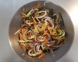 イカとたっぷり野菜の粒マスタードマリネ作り方3写真