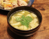 簡単時短！あおさお揚げの味噌汁作り方4写真