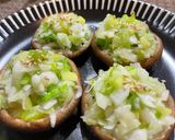 レンジで簡単！ねぎ塩しいたけ作り方5写真