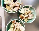 根菜茄子簡単カルビクッパ味温野菜サラダ作り方11写真