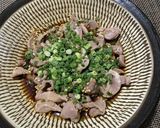 砂ずりのわさびポン酢作り方3写真