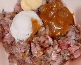 アジのなめろう風丼作り方2写真