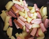 簡単！じゃがベーコン作り方1写真