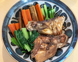 甘くない魚のアラと根菜の煮付け作り方6写真