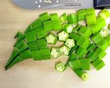 オクラのおかかマヨ和え作り方1写真