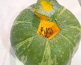 今井家のかぼちゃの切り方、保存方法作り方1写真