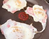 休日の朝食に♫ベーコンエッグマフィン作り方6写真