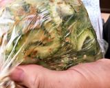 苦味を抑えた、カレー風味のゴーヤの唐揚げ作り方3写真
