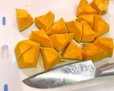 今井家のかぼちゃの煮物作り方1写真